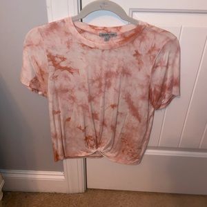 pink tie dye t-shirt